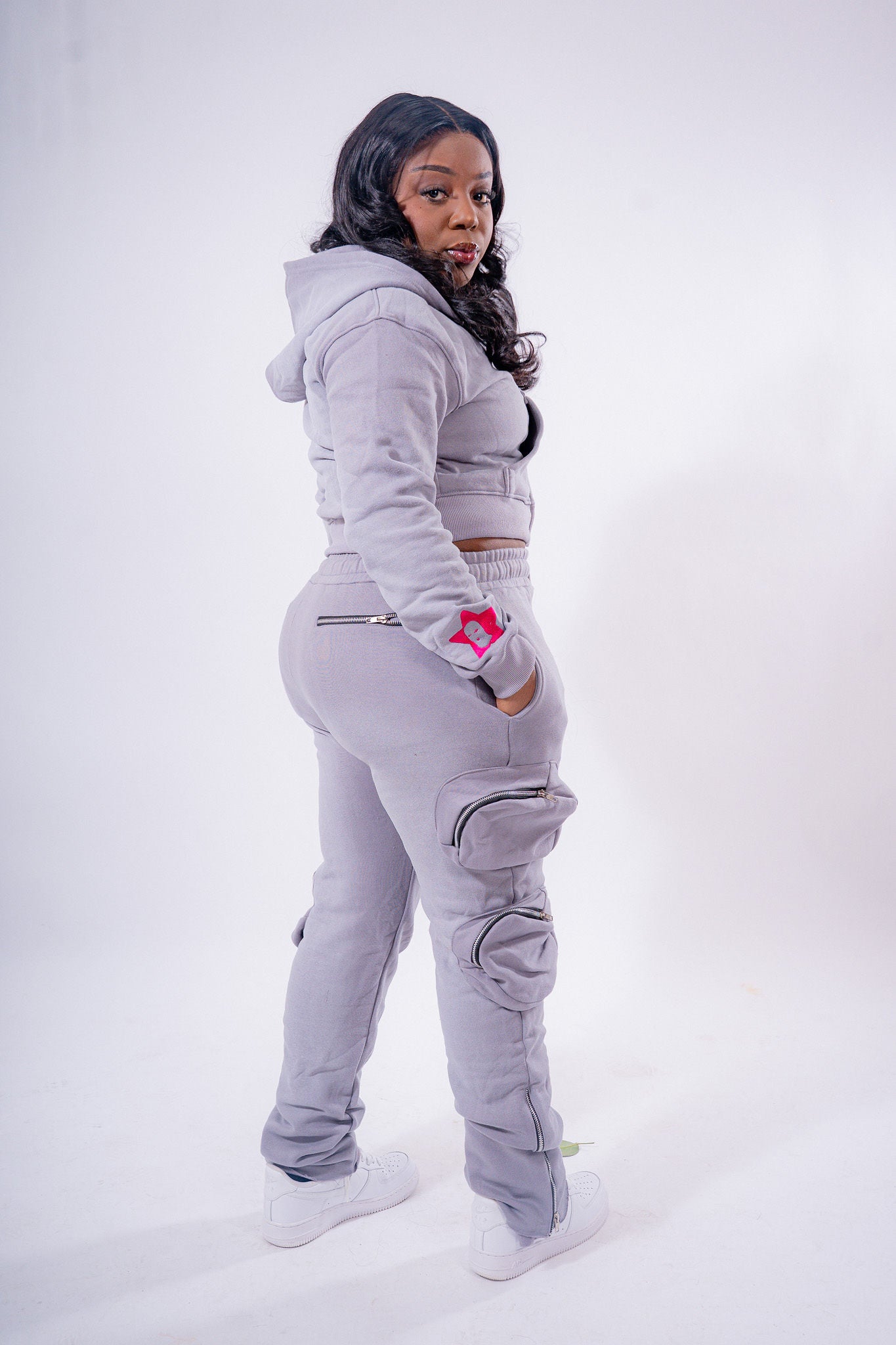 Women's Ash Cargo set