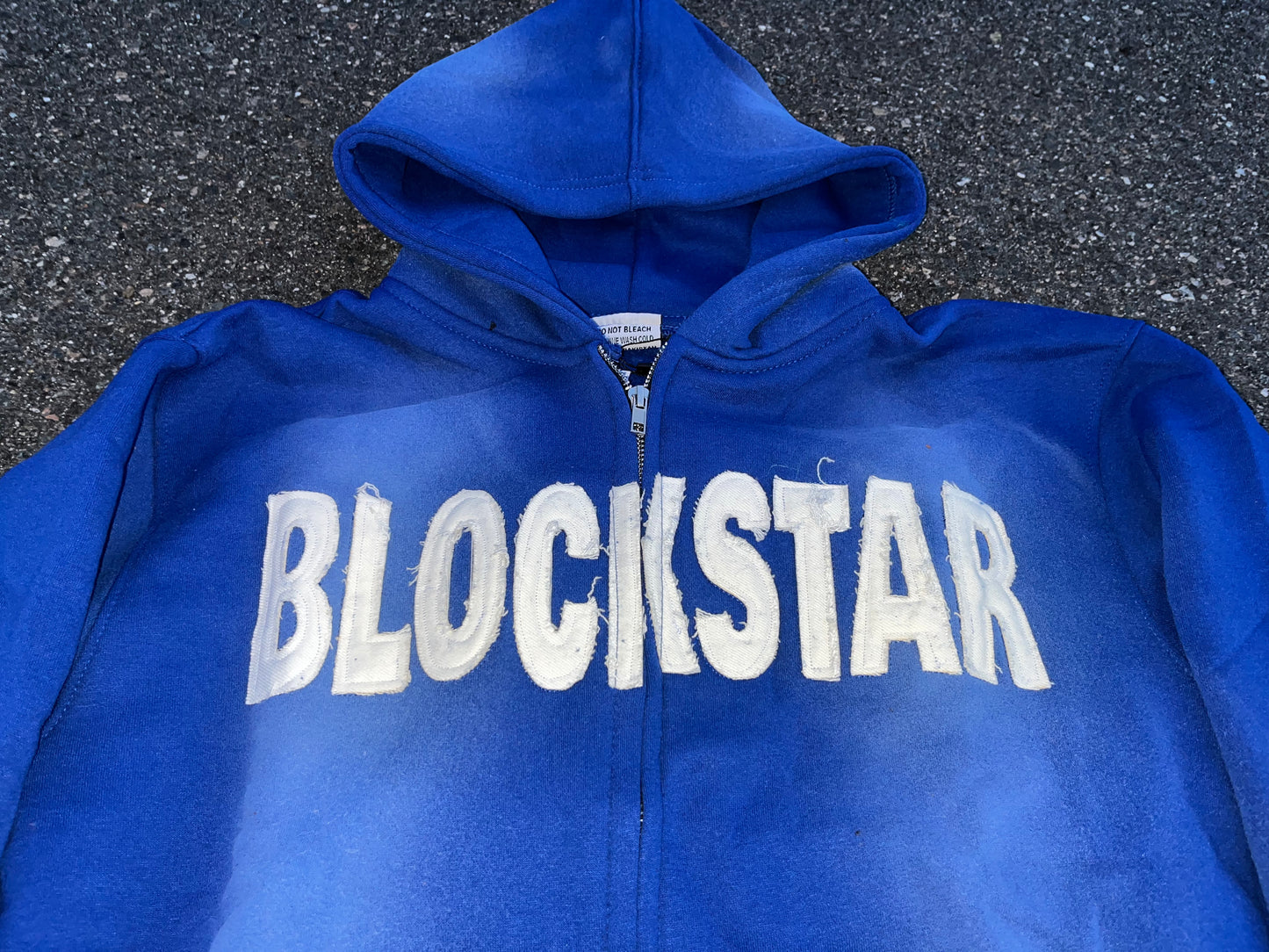 BLUE “BLOCKSTAR” ZIP UP