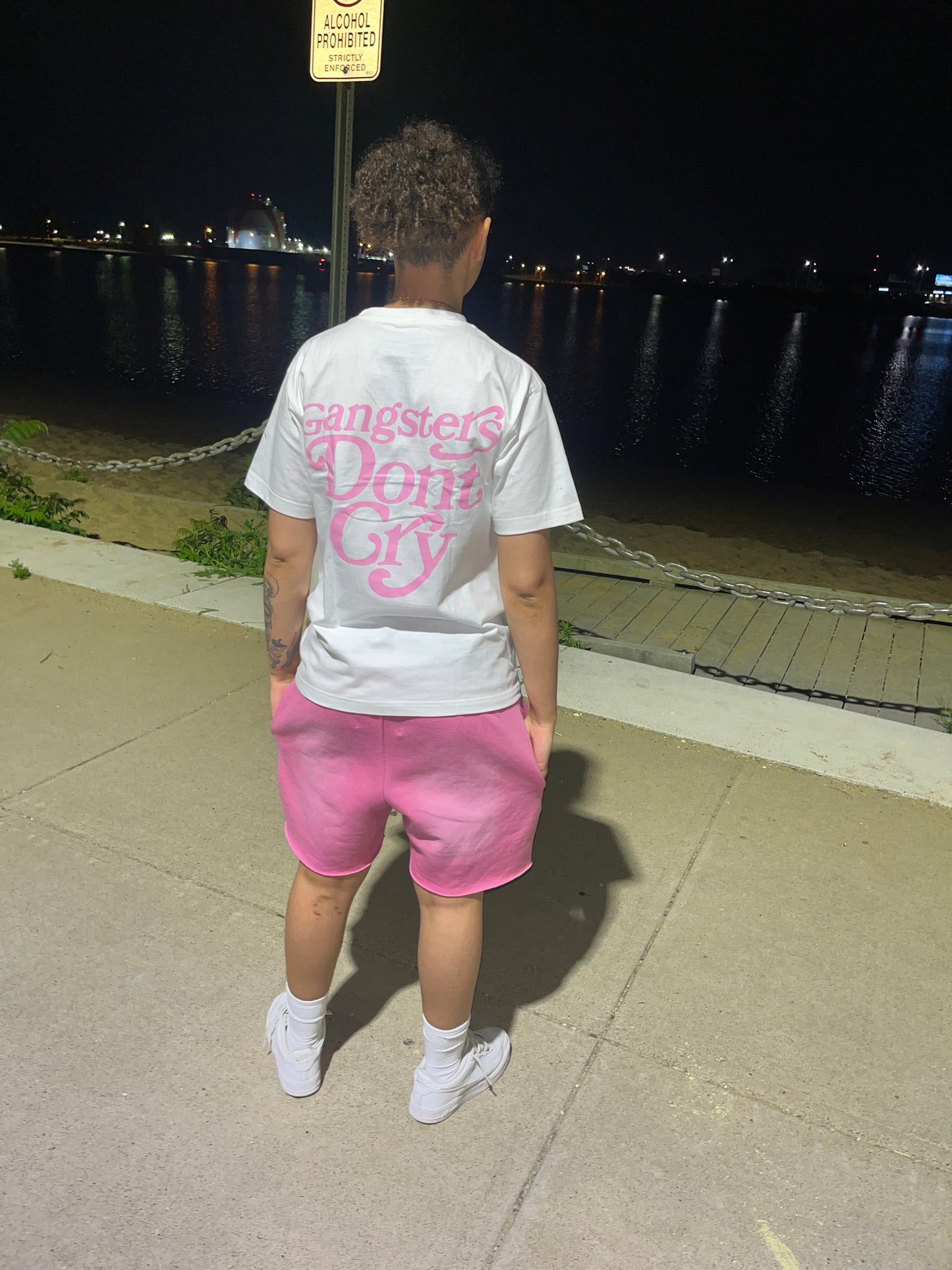 "PINK" Blockstar shorts