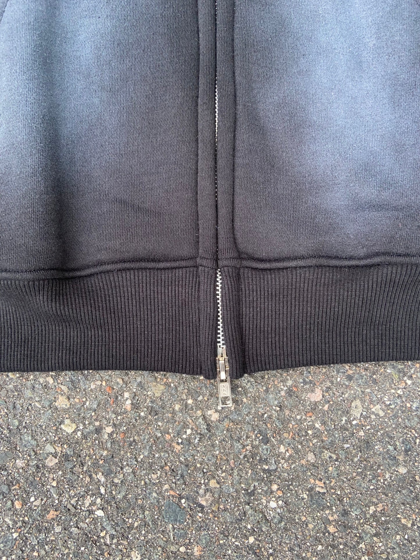 Black Blockstar Zipup hoodie