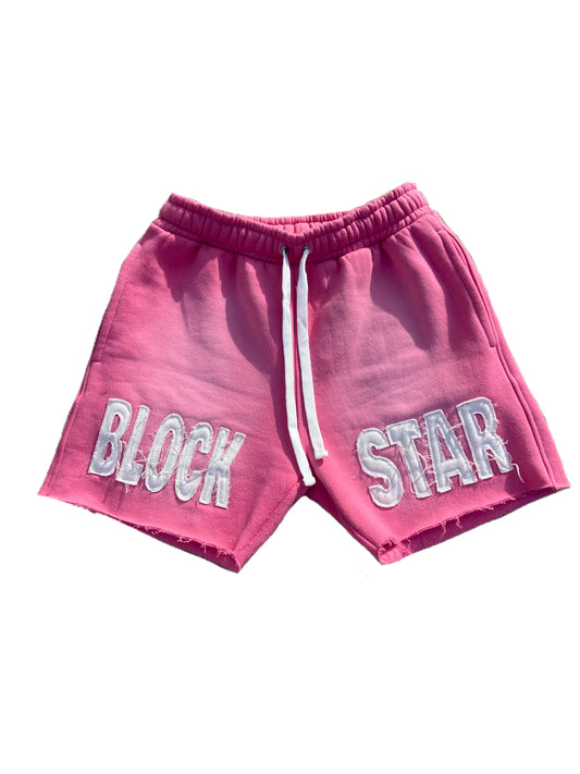 "PINK" Blockstar shorts